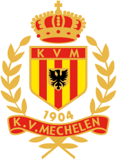 Yellow Red KV Mechelen Team Logo